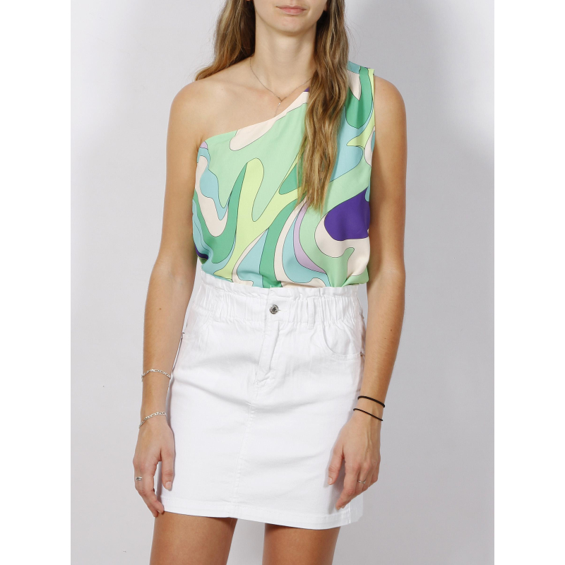 Top asymétrique opana multicolore femme - Morgan