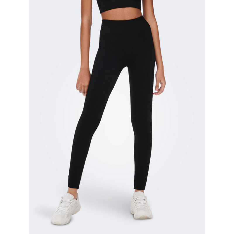 Legging côtelé jaia life noir femme - Only