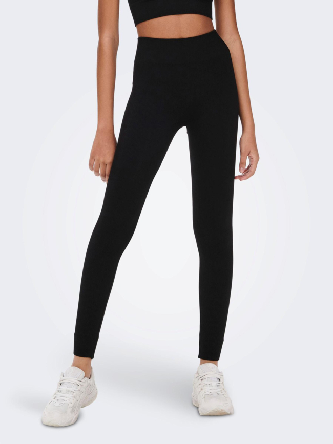 Legging côtelé jaia life noir femme - Only