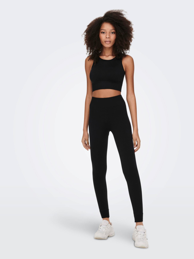 Legging côtelé jaia life noir femme - Only