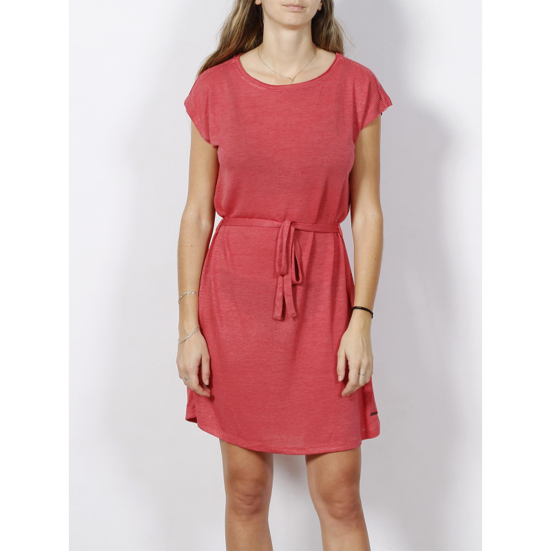 Robe droite ceinture talasi rose femme - Sunvalley