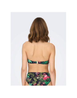 Haut de maillot de bain bandeau à fleurs juliette femme - Only