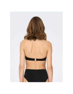 Haut de maillot de bain bandeau juliette noir femme - Only