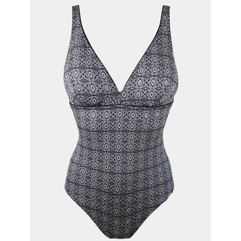 Maillot de bain 1 pièce eva imprimé bleu femme - Grain De Sable