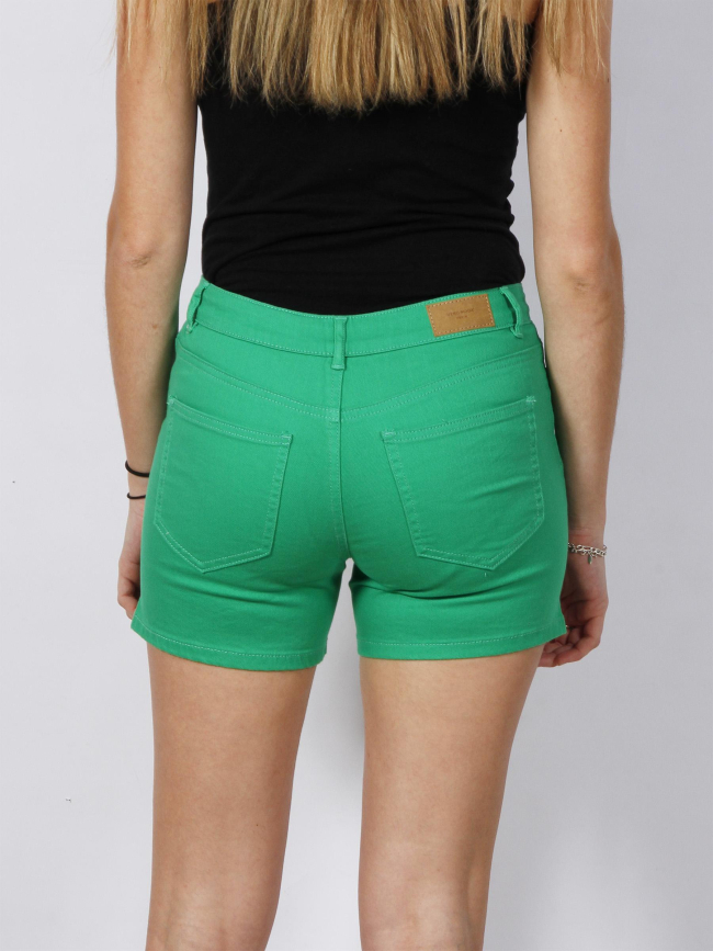 Short en jean wild seven vert femme - Vero Moda