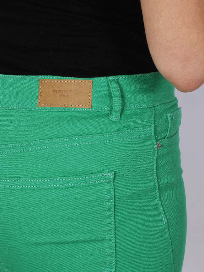 Short en jean wild seven vert femme - Vero Moda