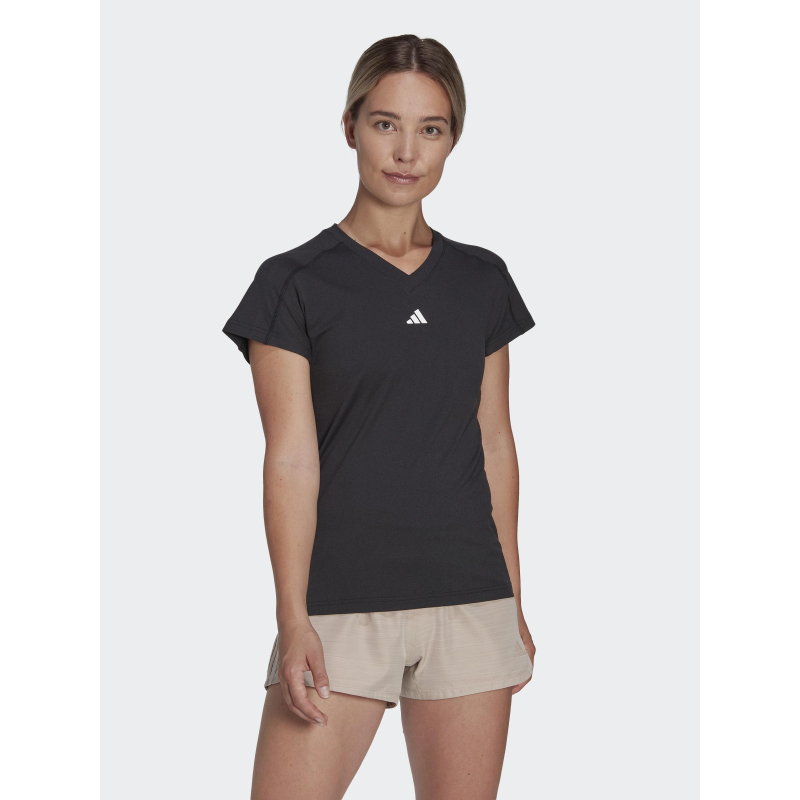 T-shirt de sport training essential noir femme - Adidas