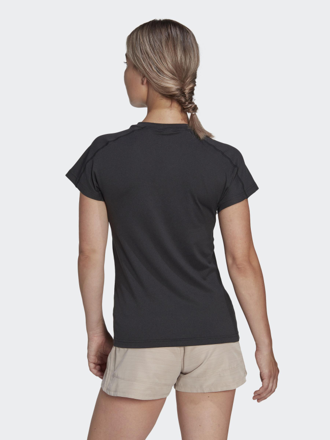 T-shirt de sport training essential noir femme - Adidas