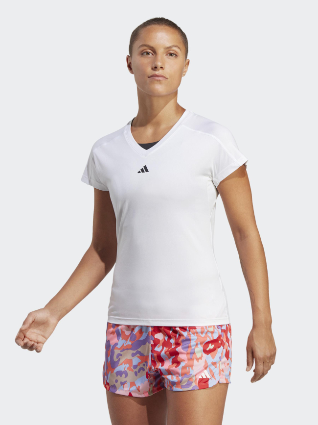 T-shirt de sport training essential blanc femme - Adidas