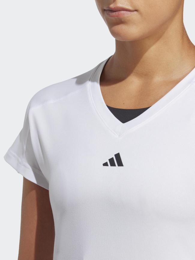 T-shirt de sport training essential blanc femme - Adidas