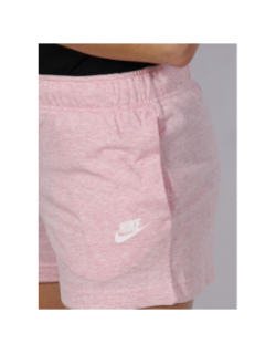 Short de sport nsw gym rose chiné femme - Nike