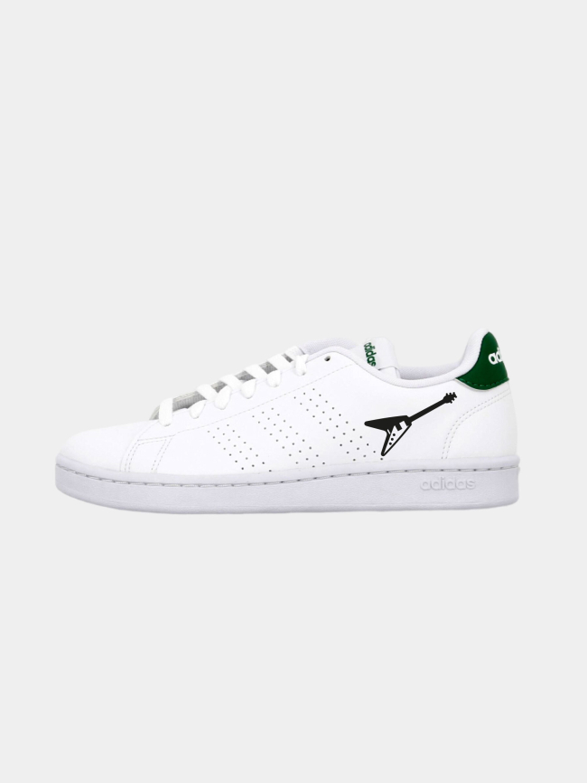 Baskets basses advantage guitare blanc vert homme - Adidas