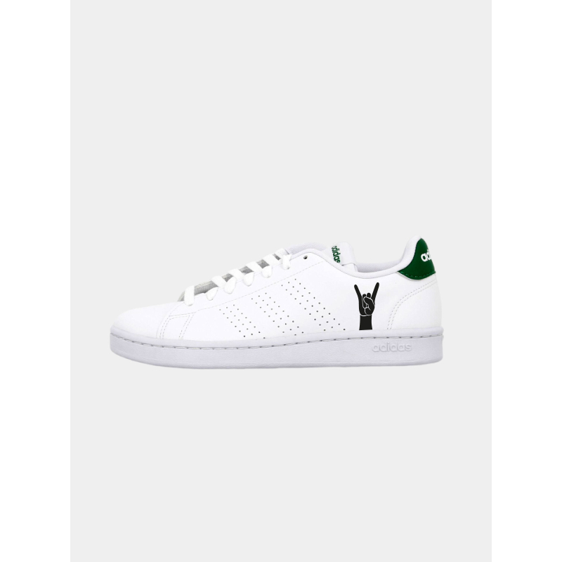 Baskets basses advantage rock & roll blanc vert homme - Adidas