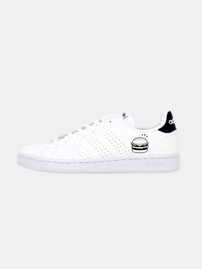 Baskets advantage burger blanc homme - Adidas