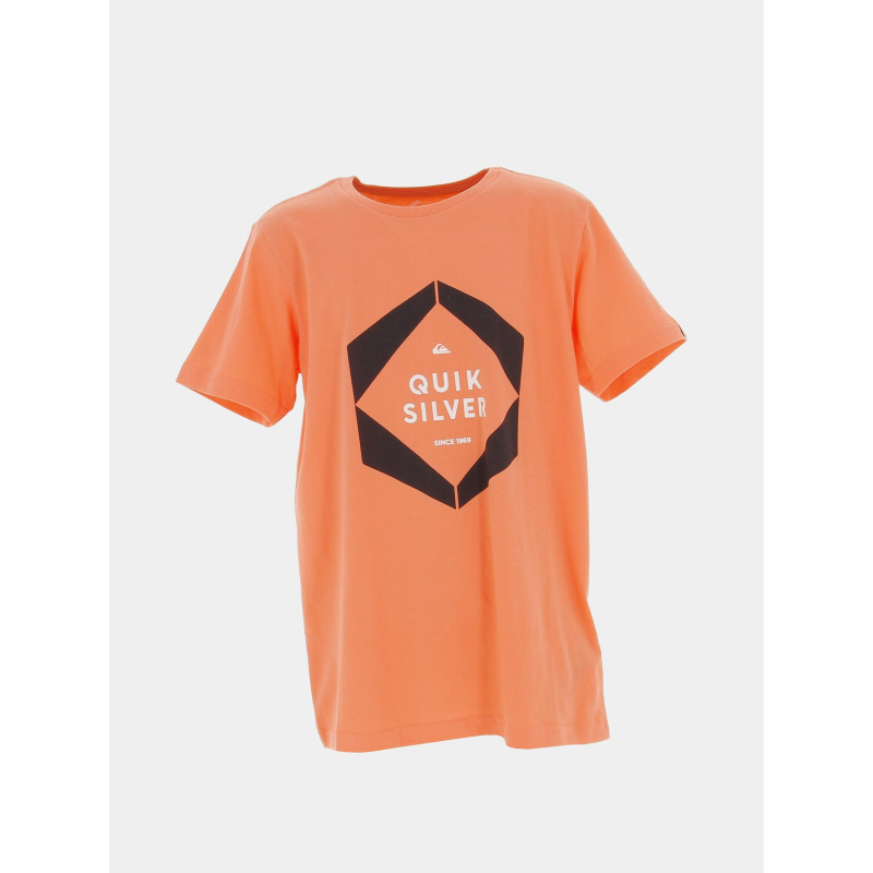 T-shirt tonal vibes flaxton orange garçon - Quiksilver