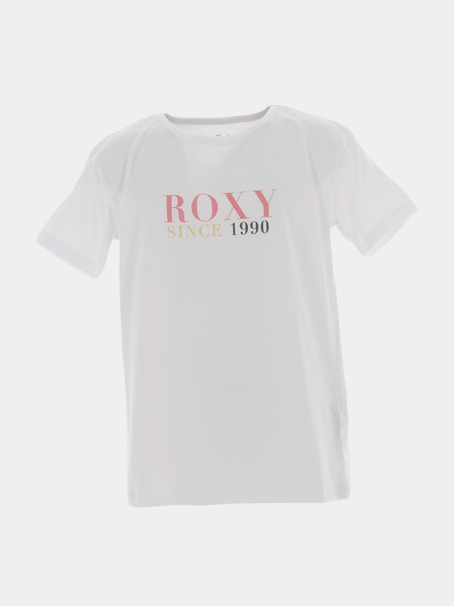 T-shirt rg star logo blanc fille - Roxy