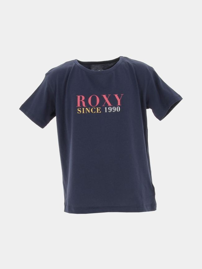 T-shirt rg star logo bleu marine fille - Roxy