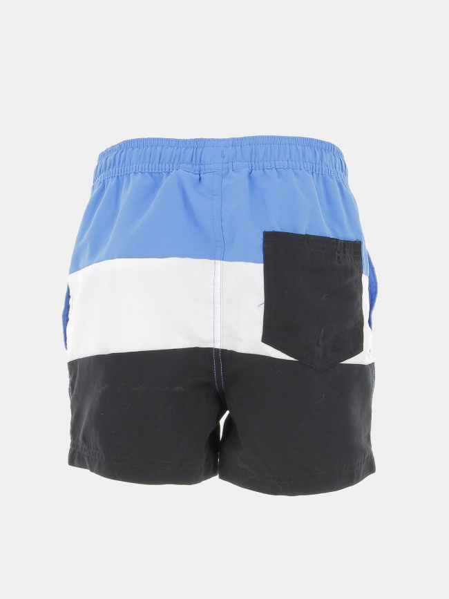 Short de bain colorblock fiji bleu blanc noir enfant - Jack & Jones