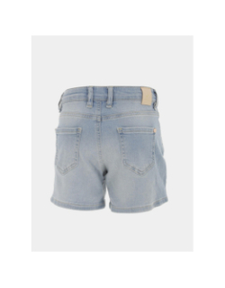 Short en jean romy ice bleu clair fille - Kaporal