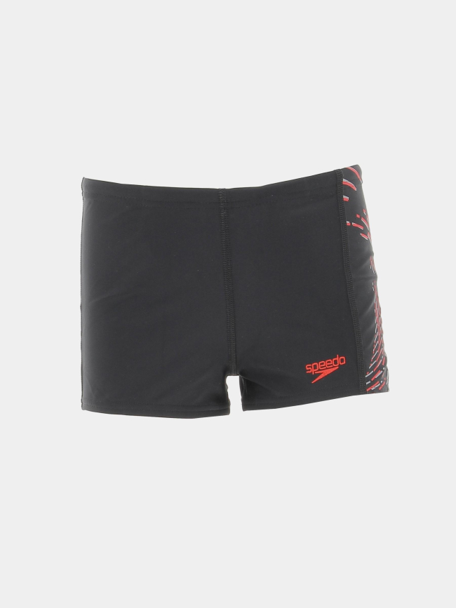 Maillot de bain natation eco rouge noir garçon - Speedo