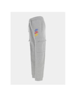 Jogging cargo nsw multi logos gris chiné enfant - Nike