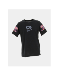 T-shirt de football cr7 ronaldo noir enfant - Nike