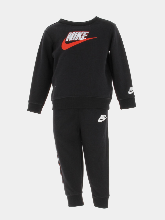 Ensemble sweat jogging nsw crew logo noir enfant - Nike