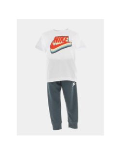 Ensemble de survêtement nsw blanc vert enfant - Nike