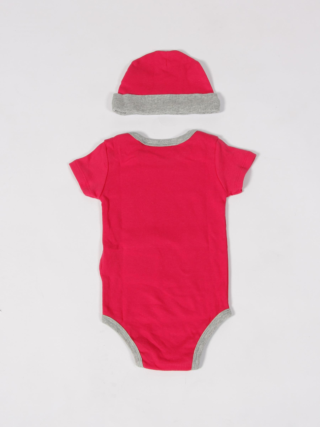 Ensemble 3 pièces futura logo 6-12 mois rose bébé - Nike