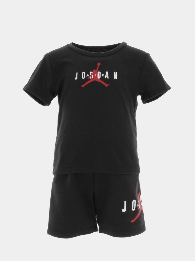 Ensemble short t-shirt logo classique noir enfant - Jordan