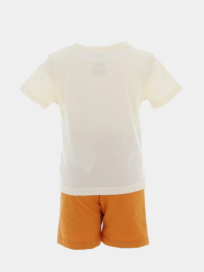 Ensemble short t-shirt nsw logo écru orange enfant - Nike