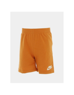 Ensemble short t-shirt nsw logo écru orange enfant - Nike