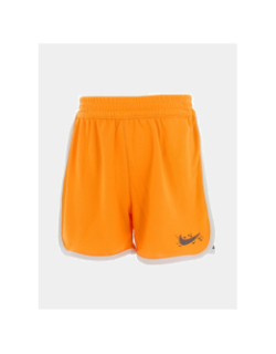 Ensemble short t-shirt sportswear coral blanc orange enfant - Nike