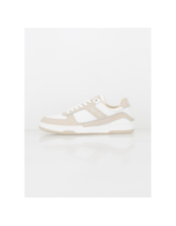 Baskets trainer bicolore beige blanc - Project X Paris