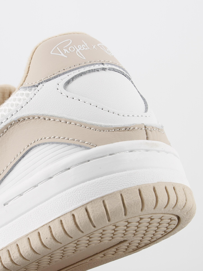 Baskets trainer bicolore beige blanc - Project X Paris