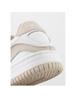 Baskets trainer bicolore beige blanc - Project X Paris