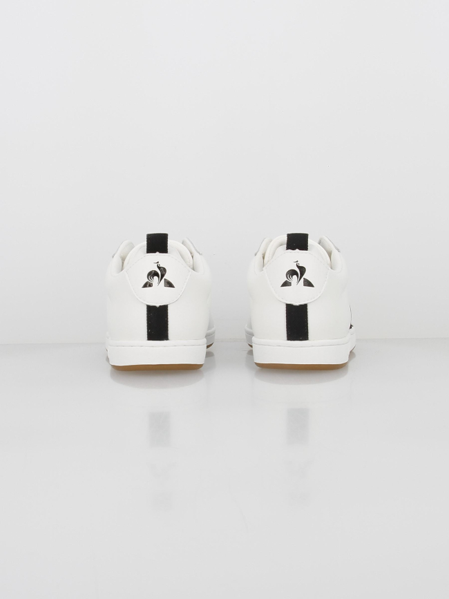 Baskets cuir court classic optical blanc homme - Le Coq Sportif Baskets cuir court classic optical blanc homme - Le Coq Sportif