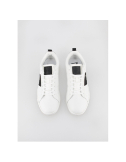 Baskets cuir court classic optical blanc homme - Le Coq Sportif