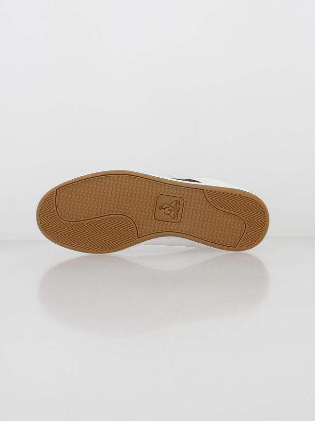 Baskets cuir court classic optical blanc homme - Le Coq Sportif Baskets cuir court classic optical blanc homme - Le Coq Sportif