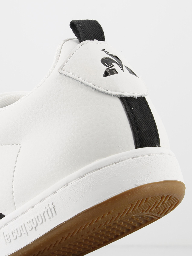 Baskets cuir court classic optical blanc homme - Le Coq Sportif Baskets cuir court classic optical blanc homme - Le Coq Sportif