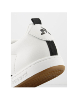 Baskets cuir court classic optical blanc homme - Le Coq Sportif