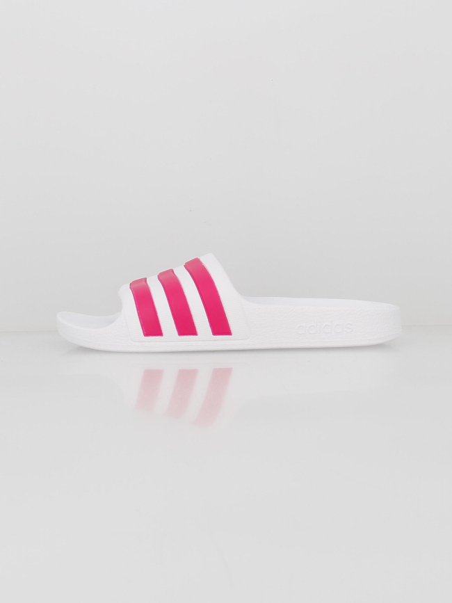 Claquettes adilette aqua blanc rose - Adidas