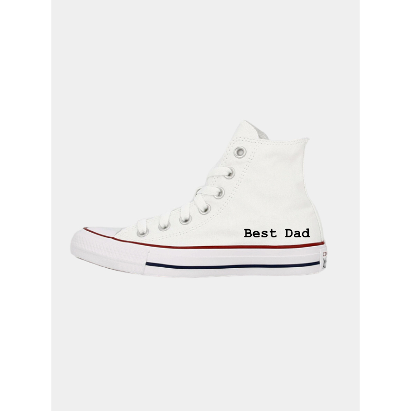 Baskets montantes toile chuck taylor best dad blanc - Converse