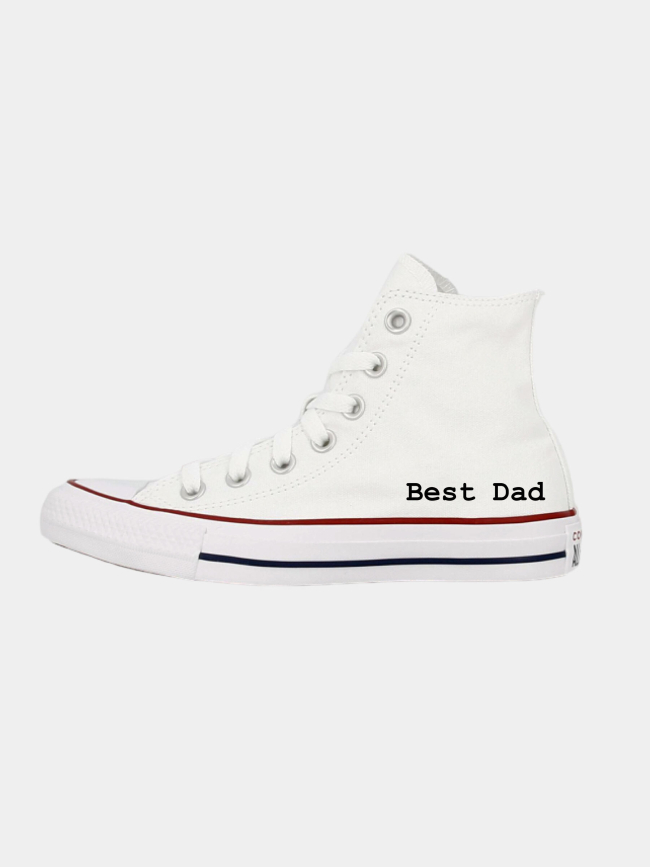 Baskets montantes toile chuck taylor best dad blanc - Converse