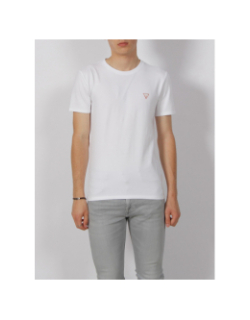 T-shirt éco super slim logo core blanc homme - Guess