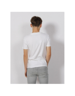 T-shirt éco super slim logo core blanc homme - Guess