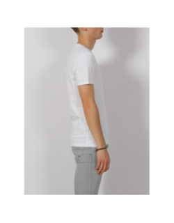 T-shirt éco super slim logo core blanc homme - Guess