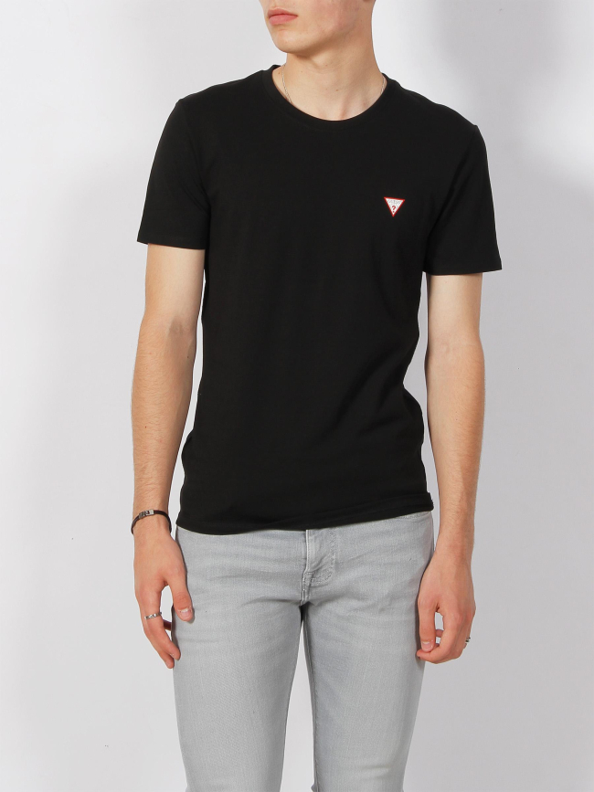 T-shirt éco logo core noir homme - Guess