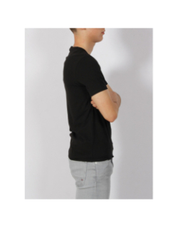 T-shirt éco col v core logo noir homme - Guess