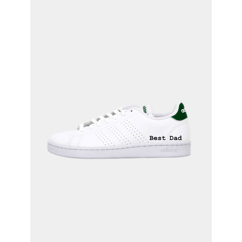 Baskets basses advantage best dad blanc vert homme - Adidas